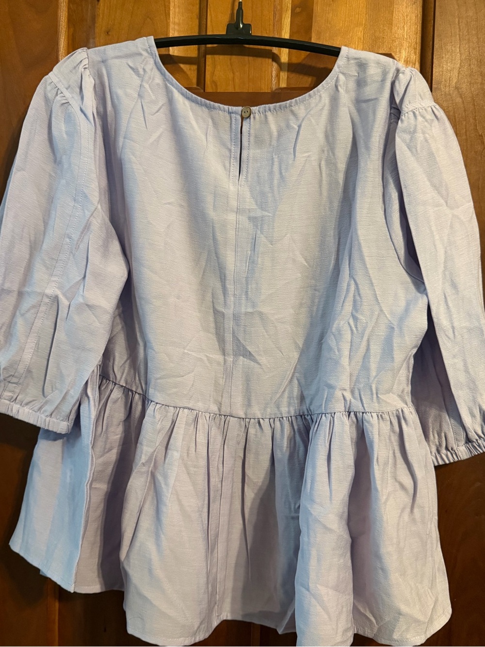 Easel Los Angeles  Lavender Blouse- Lightweight Long Sleeve - Picture 4 of 4